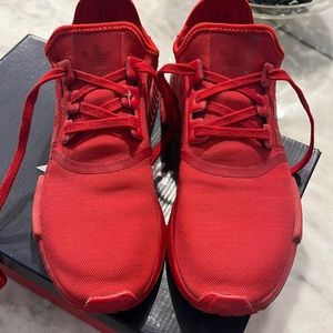 RED ADIDAS NMD sneakers